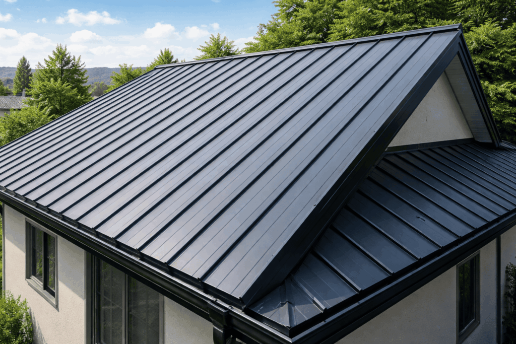 縦葺きガルバリウム屋根